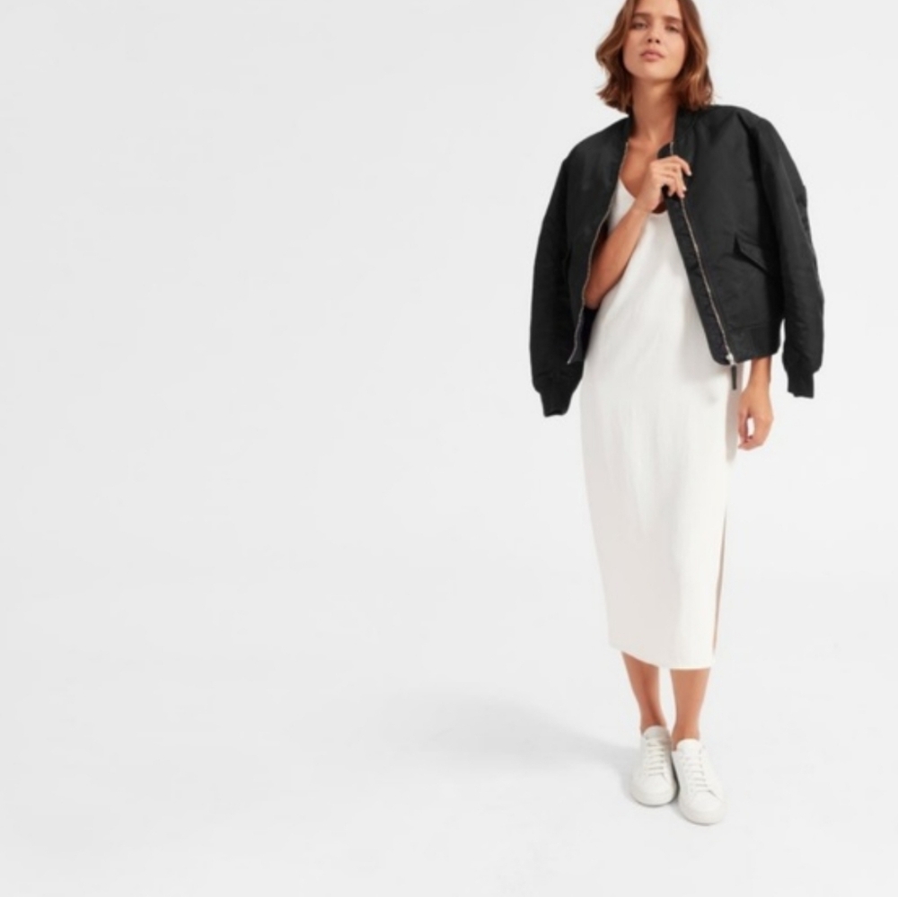 Everlane Black Bomber Jacket ⚪ SZ S